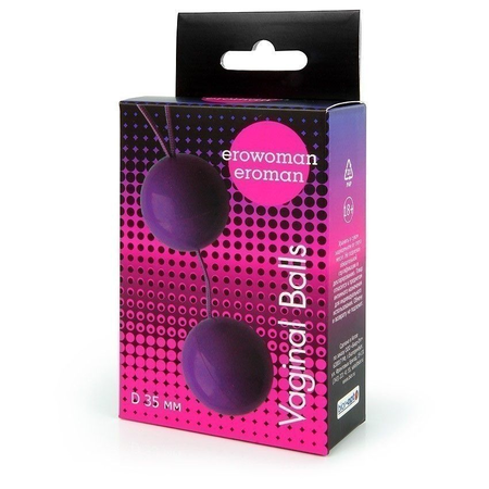 Kuglice vaginalni Balls boja ljubičasta D 35 mm, Težina 50 g art. EE-10097 V